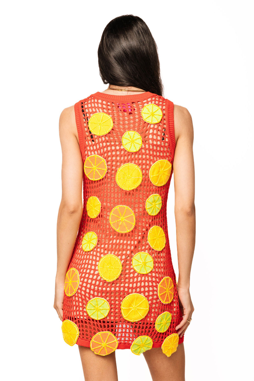Sample Crochet Lemon, Lime & Orange Tank Dress