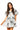 Sample Mint Sandhill Crane Poof Sleeve Tie Waist Dress