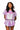 Sample Lavender Full Sequin Active Tee & Skort Set