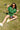 Green Golfing Girls Cotton Collar Top
