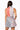 Sample Red & Blue Colorblock Sequin Collar Tank Dress
