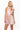 Sample Crimson & Tan Colorblock Sequin Collar Tank Dress
