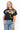 Sample Navy Tiger On Shoulder Tee