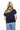 Sample Navy Tiger On Shoulder Tee