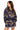 Sample Navy Multi Vintage Tennis Racquets & Balls Collar Sweatshirt & Skort Set