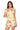Sample Pale Yellow Rainbow Tennis Racquets & Balls Sleeveless Cotton Top & Short Set