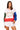Sample Multi Colorblock Vintage Tennis Racquets Collar Sweatshirt & Short Set
