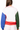 Sample Multi Colorblock Vintage Tennis Racquets Collar Sweatshirt