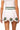 Sample White & Green Sports Stripe Sequin Tennis Ball Scallop Trim Active Skort