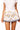 Sample White Vintage Tennis Racquets & Balls Sequin Trim Active Skort