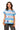 Sample Aqua & White Striped Tennis Words & Icons Tee