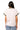 Sample White & Green Tennis Queen Card Trim Tee