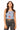 Sample Chambray Red, White, & Blue Pinwheel Tank