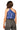 Sample Royal, Light Blue, & Silver One Shoulder Cotton Bubble Top