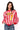 Sample Red & White Striped 'Queen' Mustard on Hot Dog Knit Sweater