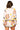 Sample Ivory Multi Vintage Tennis Racquets & Balls Tie Front Cardigan & Short Set