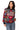 Sample Multi Aztec Print American Flag Knit Sweater