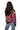 Sample Multi Aztec Print American Flag Knit Sweater
