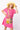 Kids Hot Pink Icon Crossbody Purse Tee Dress