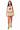 Ivory Rainbow Trim Paillette Crochet Skirt