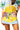 Aqua Multi Beach Scene Cotton Skort