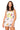 White Multi Beach Chairs Tie Cotton Romper