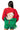Licensed Sample Texas Tech Colorblock Sequin Football & Field Goal Feather Bottom Sweater