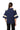 Licensed Sample Michigan Oversized Gingham Words Jersey Stripe Tee