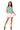 Licensed Tulane Gingham Sequin Beaded Words Knit Tank