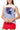 Licensed LA Tech Mascot Striped Knit Tank
