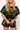 Black Cotton Palm Tree & Jaguar Top