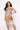 Beige Multi Shell Coverup Midi Dress