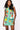 Green Gingham Fruit Button Up Tank Dress