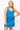 Aqua Blue Rhinestone Fringe Tank