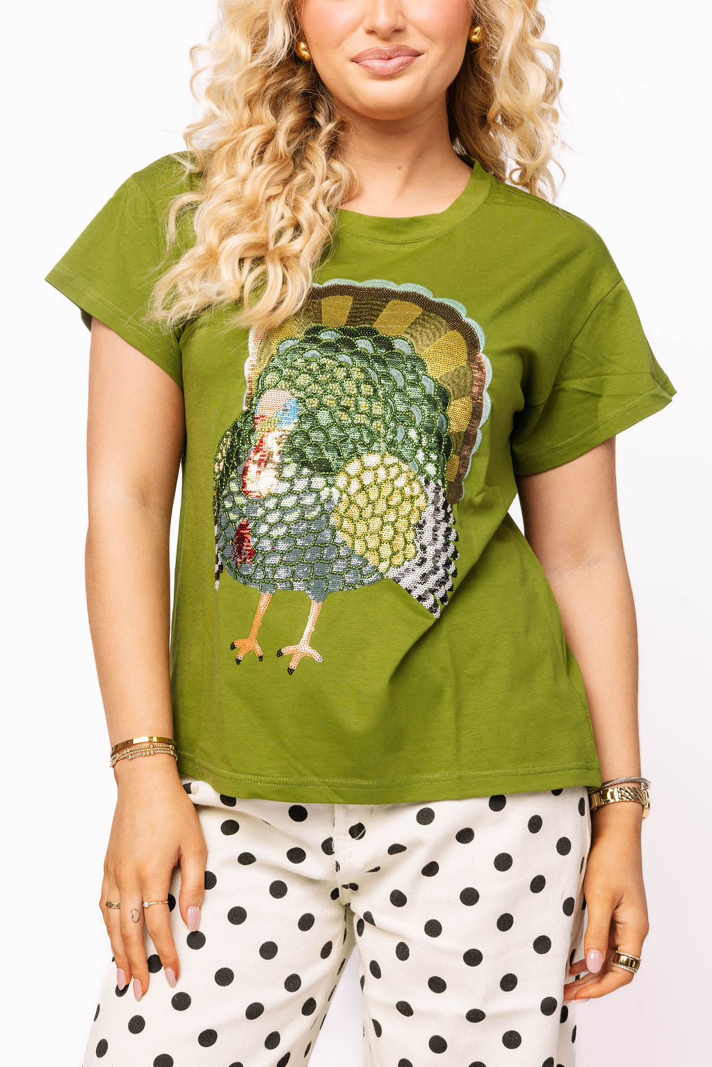 Olive Green Big Turkey Tee