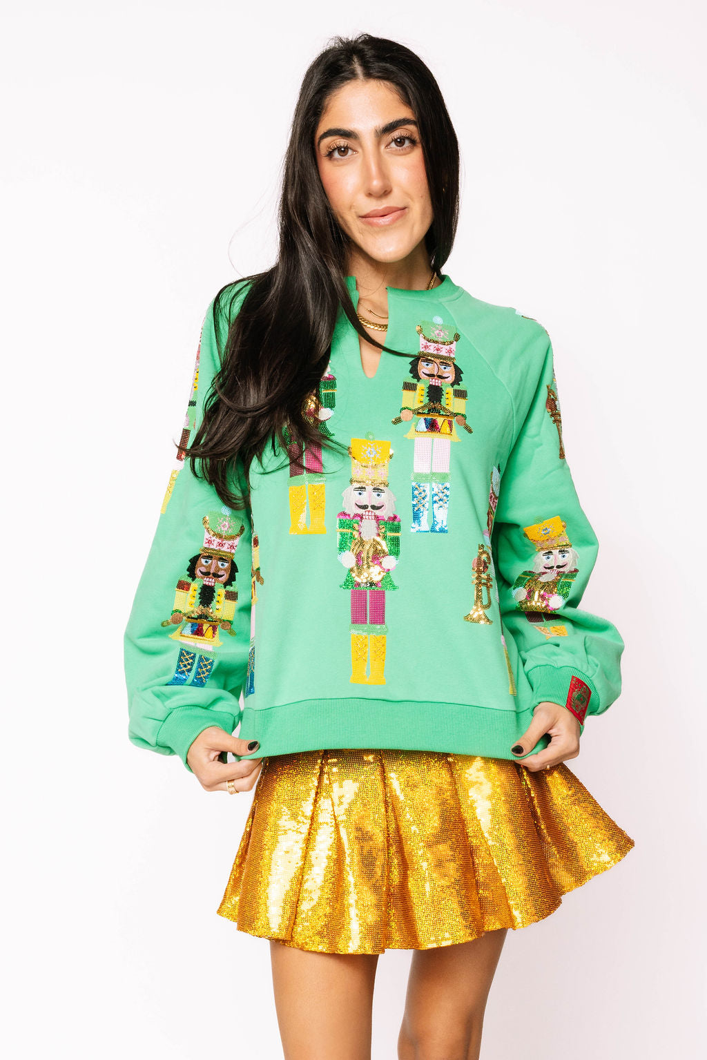 Green Nutcracker Band Sweatshirt