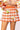 Orange Checker Knit Thanksgiving Food On Plate Skirt