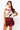 Licensed Maroon & Gold 'FSU' Striped Short Sleeve Top