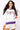 Licensed White With Purple & Orange "Tigers" LS Sweater