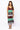 SAMPLE - Maroon & Grey Colorblock Football Icon Knit Midi Dress