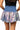Sample Blue Iridescent Sequin Smock Shorts