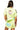 Sample Light Green Types of Coffee Raw Hem Top & Short Set