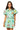 Sample Seafoam Multi Vespas Button Down Collar Top