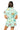 Sample Seafoam Multi Vespas Button Down Collar Top