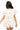 Sample White Scattered Kabobs Button Down Cotton Romper