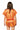 Sample Orange Full Sequin Active Tee & Skort Set