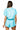 Sample Aqua Full Sequin Top & Short Set