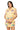 Sample Butter Yellow Multi Fish Sleeveless Gauze Top & Short Set