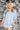 Light Blue Snowflake Pajama Top