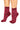 Maroon & Pink Rhinestone Queen Socks